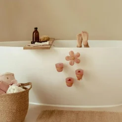 Gobelets de bain Fleur