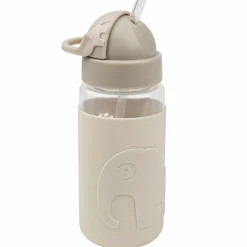 Gourde à paille Easy-grip Elphee sable (350 ml)