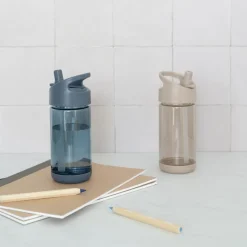 Gourde en plastique recyclé Taupe