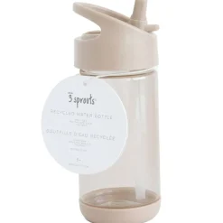 Gourde en plastique recyclé Taupe