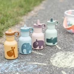 Gourde inox Elphee bleu (350 ml)