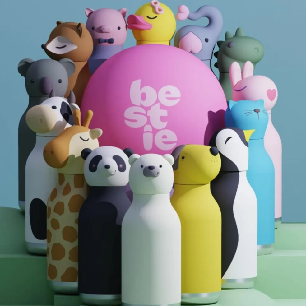 Gourde isotherme Bestie Chat (460 ml)