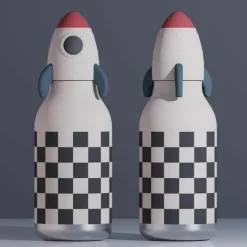 Gourde isotherme Bestie Fusée (460 ml)