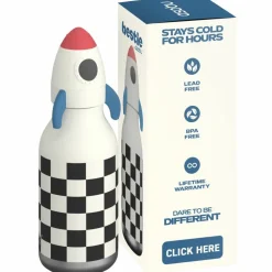 Gourde isotherme Bestie Fusée (460 ml)