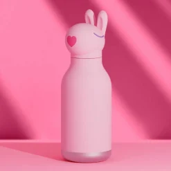 Gourde isotherme Bestie Lapin Rose (460 ml)
