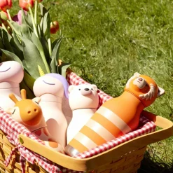 Gourde isotherme Bestie Lapin Rose (460 ml)