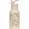 Gourde isotherme Fleurs roses (350 ml)