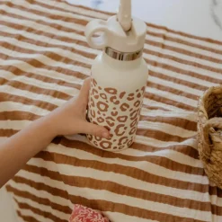 Gourde isotherme Léopard Crème (350 ml)