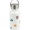 Gourde isotherme Sea friends beige (350 ml)