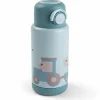 Gourde isotherme Tiny farm Bleu (340 ml)
