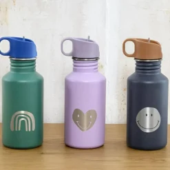 Gourde pour enfant inox Little Gang arc-en-ciel