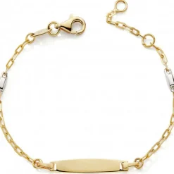 Gourmette maille forçat 12 + 2,5 cm (or jaune 375°)