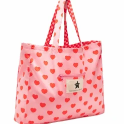 Grand cabas Rouge et Cœurs