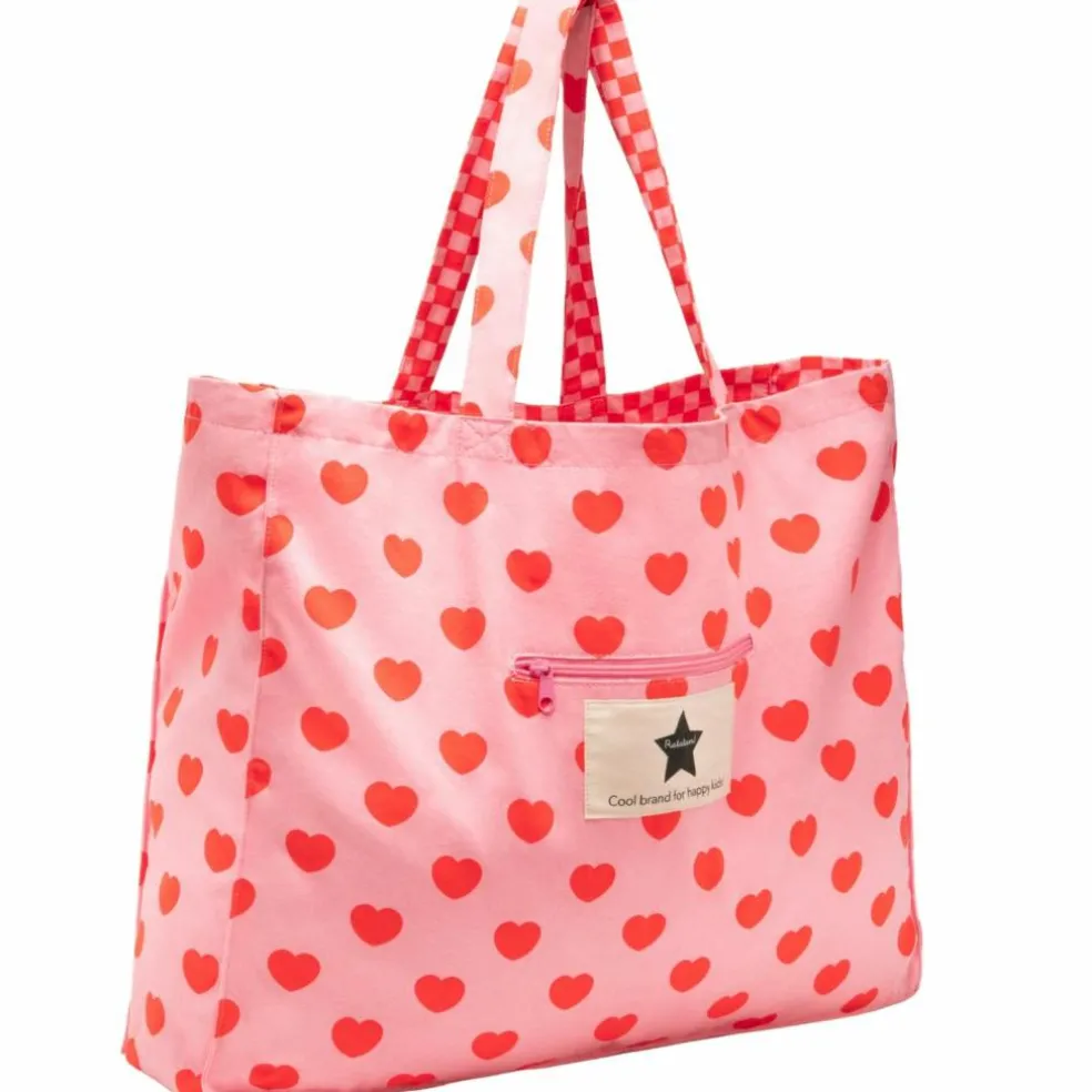 Grand cabas Rouge et Cœurs