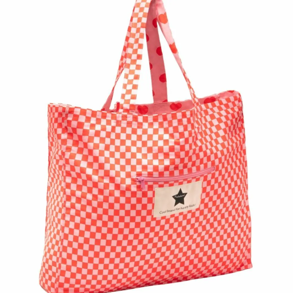 Grand cabas Rouge et Cœurs