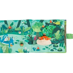 Grand livre bébé d'activités Dans la Jungle