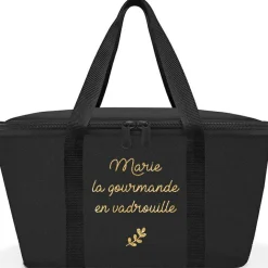 Grand sac isotherme noir (personnalisable)