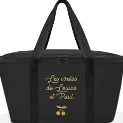 Grand sac isotherme noir (personnalisable)