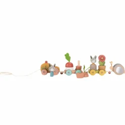 Grand train d'activités à tirer Trois petits lapins