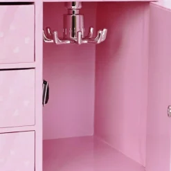 Grande boîte à bijoux musicale à tiroirs Ballerine rose