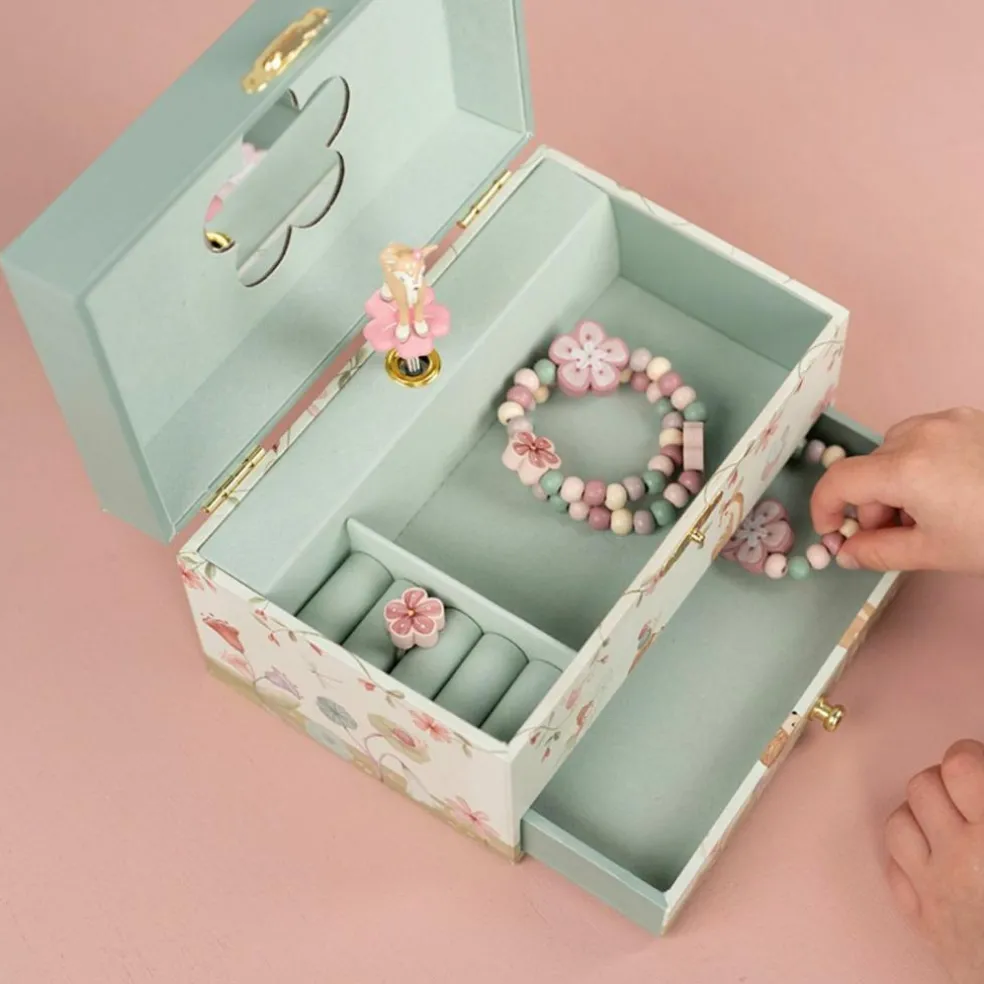 Grande boîte à bijoux musicale Fairy Garden