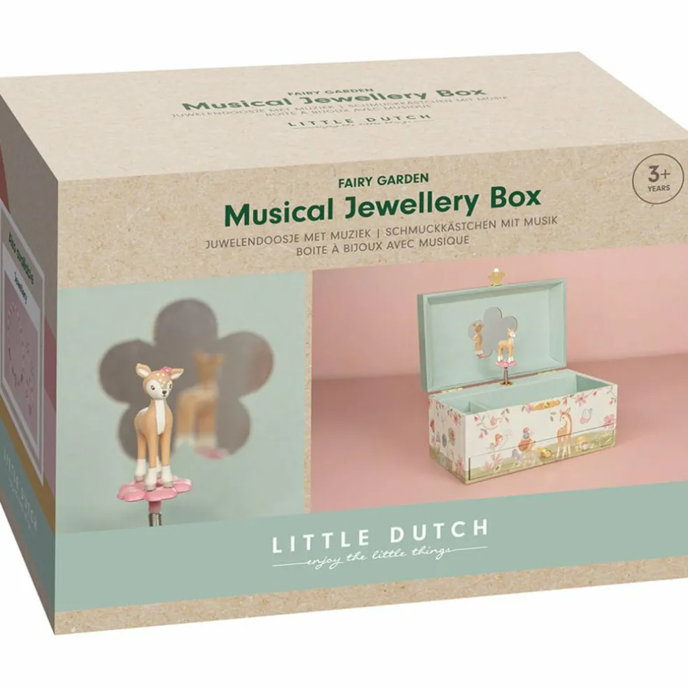 Grande boîte à bijoux musicale Fairy Garden