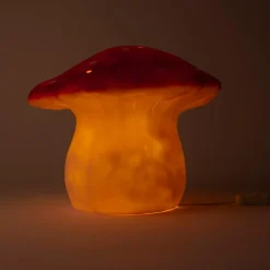 Grande lampe veilleuse champignon Brique Rouge