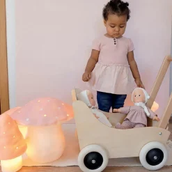 Grande lampe veilleuse champignon Rose