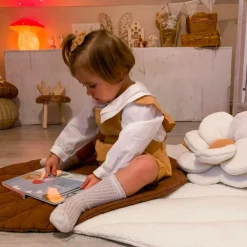 Grande lampe veilleuse champignon Rouge