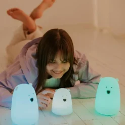 Grande veilleuse Ours L Bleue