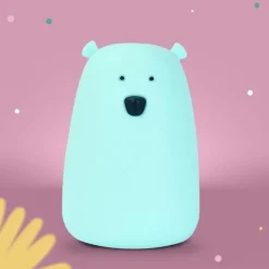 Grande veilleuse Ours L Bleue