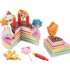 Gâteau en bois Happy Birthday