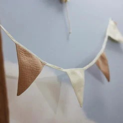 Guirlande de fanions Party Collection Biscuit (200 cm)