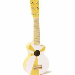 Guitare Jaune-Blanc