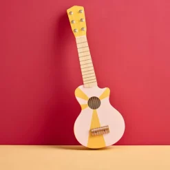Guitare Jaune-Blanc