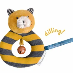 Hochet anneau chat Lulu Les Moustaches