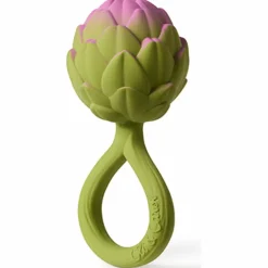 Hochet anneau de dentition 2 en 1 artichaut