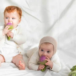 Hochet anneau de dentition 2 en 1 artichaut