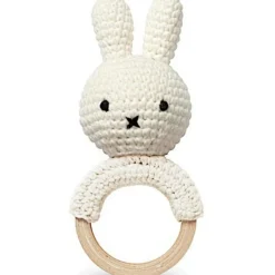 Hochet anneau de dentition Miffy blanc