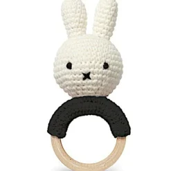 Hochet anneau de dentition Miffy noir
