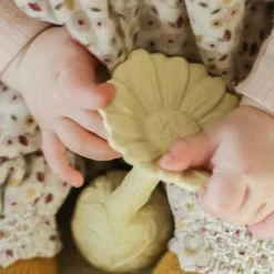 Hochet de dentition Marguerite Daisy jaune