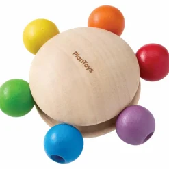 Hochet en bois à perles