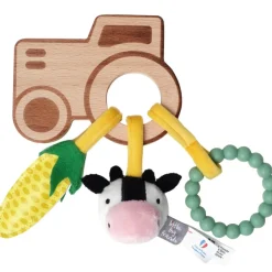 Hochet en bois Ferme