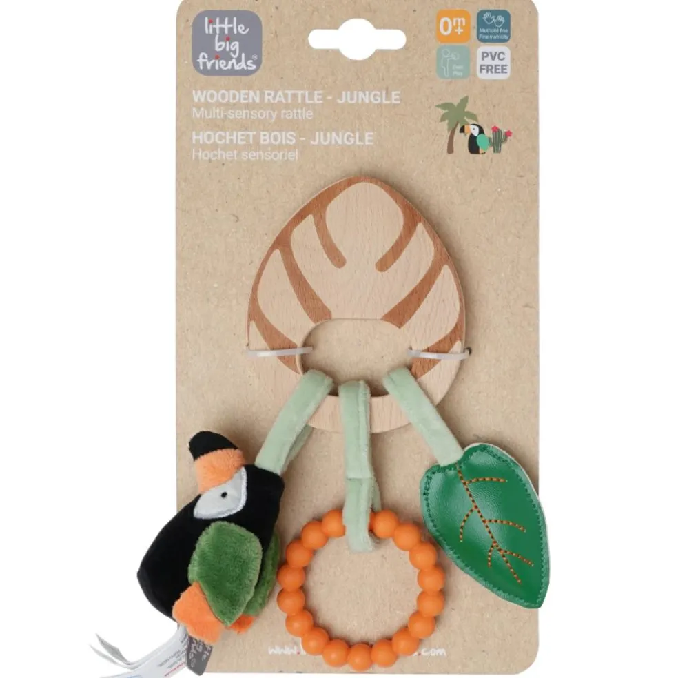 Hochet en bois Jungle