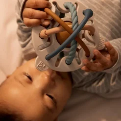 Hochet en silicone Hakim Sandy multi mix