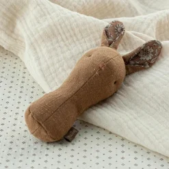 Hochet lapin chocolat