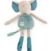 Hochet peluche éléphant Sous mon baobab (28 cm)