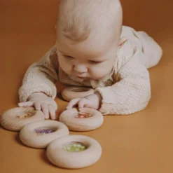 Hochet sensoriel Sensory Donut citrons