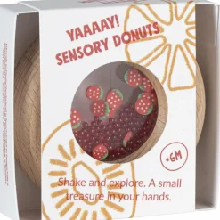 Hochet sensoriel Sensory Donut fraises