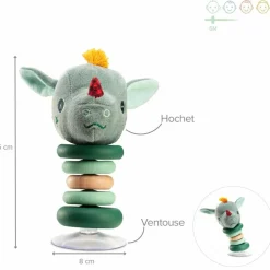 Hochet swing à ventouse Joe (15 cm)